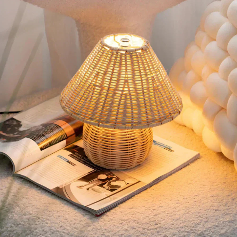EcoBamboo Masa Lambası – Modern Mekanlar için Sürdürülebilir ve Minimalist Aydınlatma