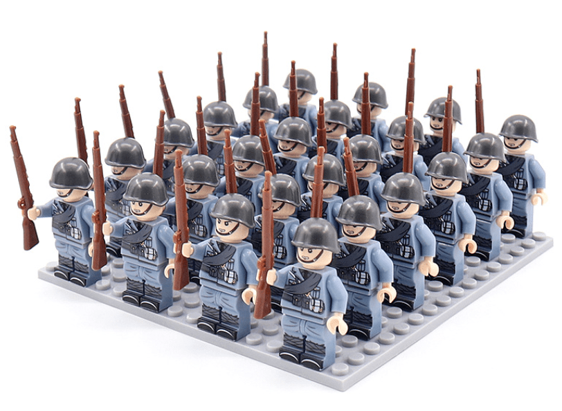 Ensemble de construction ChronoBuilders de 21 pièces représentant des personnages historiques, pour enfants et collectionneurs