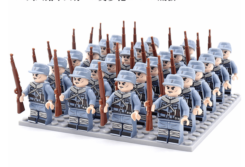 Ensemble de construction ChronoBuilders de 21 pièces représentant des personnages historiques, pour enfants et collectionneurs