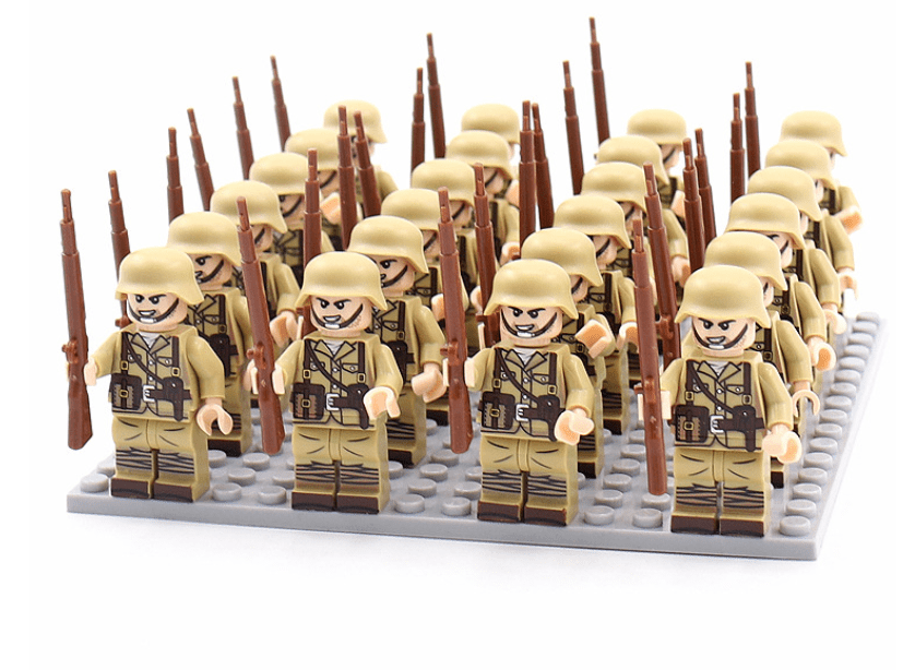 Ensemble de construction ChronoBuilders de 21 pièces représentant des personnages historiques, pour enfants et collectionneurs