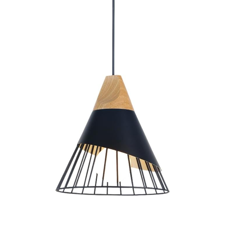 Nordic Industrial Wood Pendant Lights