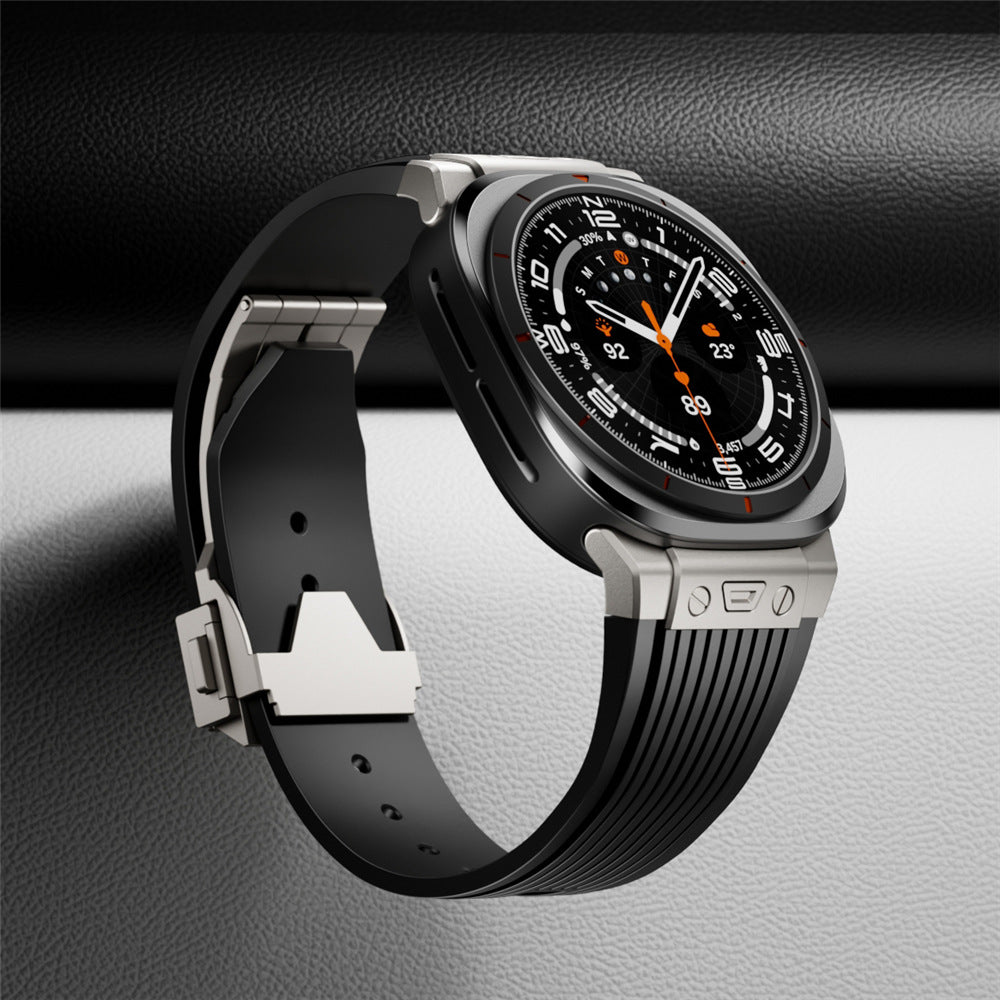 Tali Silikon Reka Bentuk Rapi RM Untuk Jam Tangan Samsung Ultra