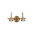 Tiffany Vintage Round Arc Vanity Wall Lamp — Gold, IP44 Rated, Hardwired