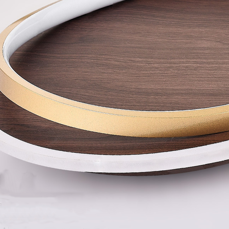 Arisha Modern Dimmable Round Ceiling Light — Gold Metal Finish