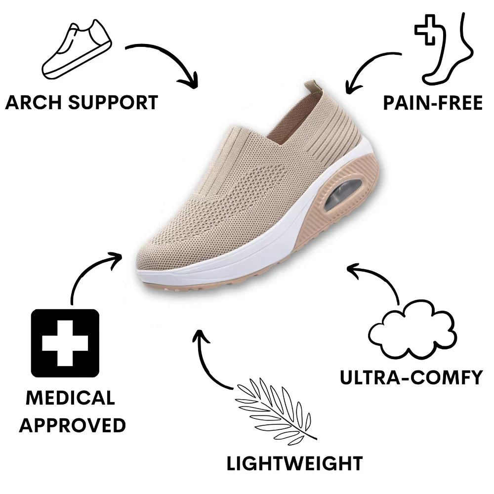 NovaFlex Orthopädische Damensportschuhe für geschwollene Füße und Linderung von Wassereinlagerungen