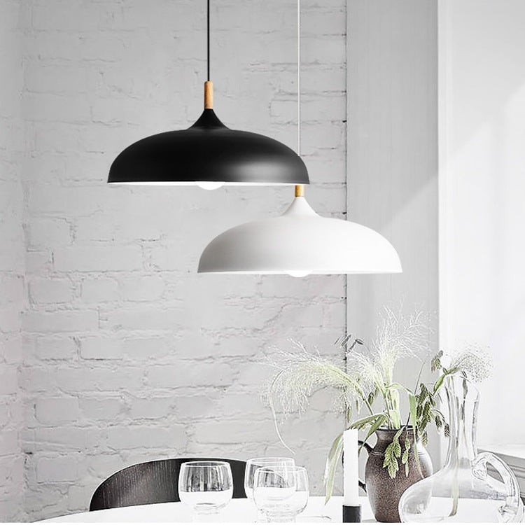 Aria Modern Dome Pendant Light — Macaron Design, Hardwire, IP20, 5㎡–20㎡