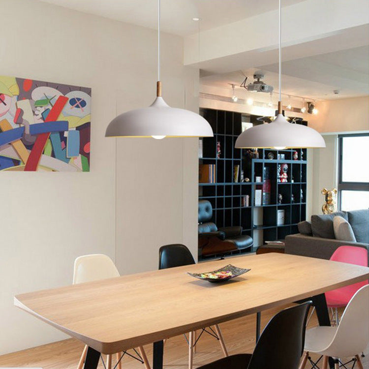 Aria Modern Dome Pendant Light — Macaron Design, Hardwire, IP20, 5㎡–20㎡