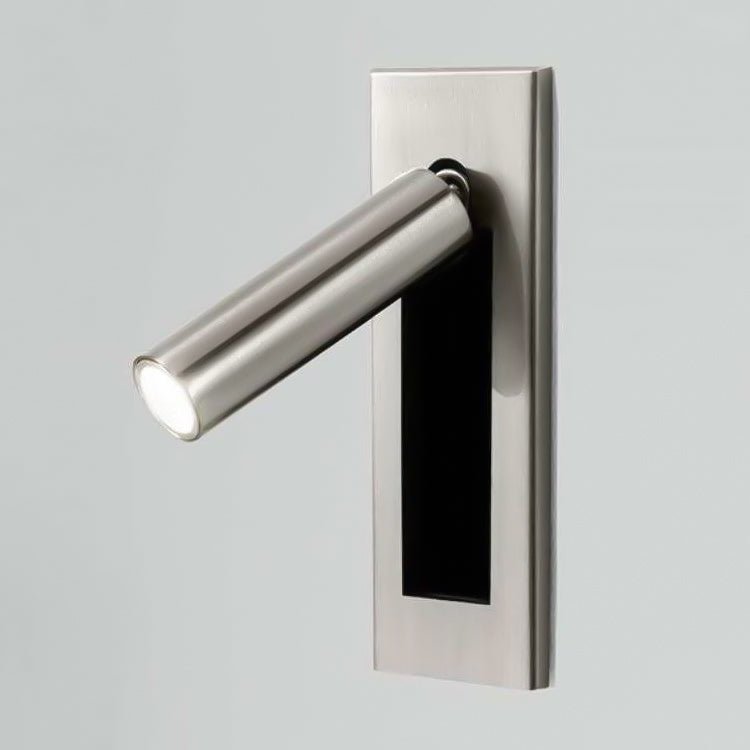 Adjustable Flush-Fold Bedside Sconce — Integrated Pull-Out Switch