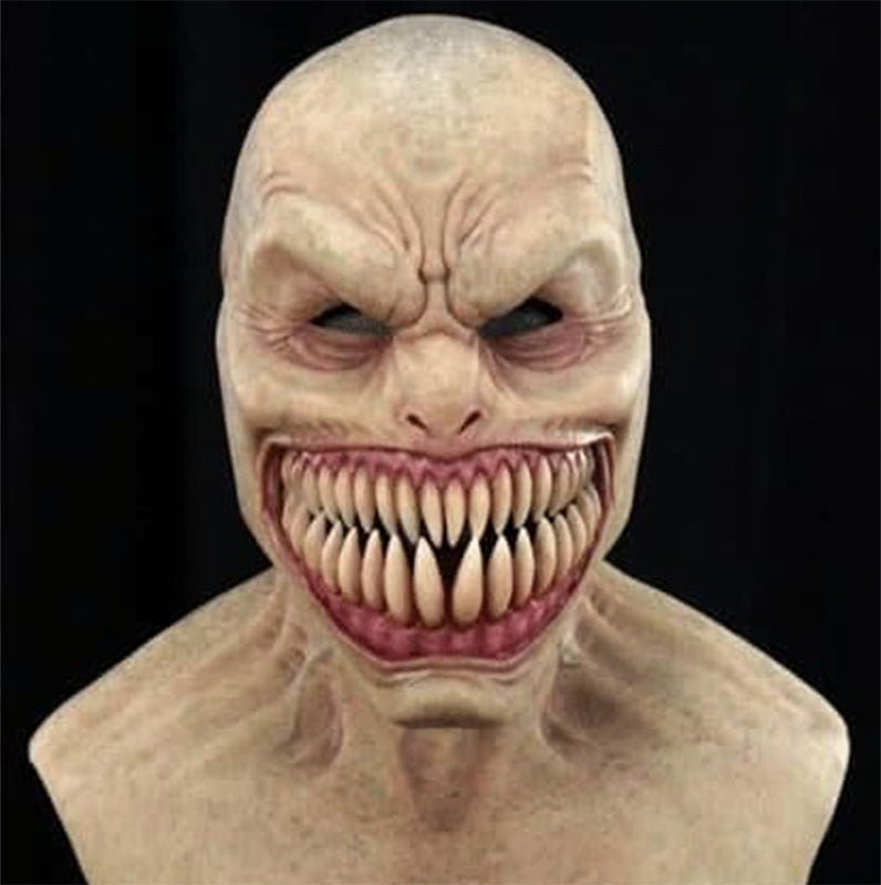 Elävän näköinen lateksinaamio Halloweenin cosplay-koko kasvoille