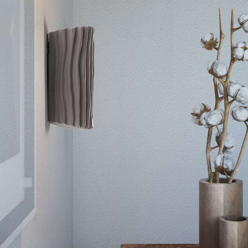 Valentina retro LED-vägglampa för inomhusbruk — vita, grå, orange och gröna färgalternativ