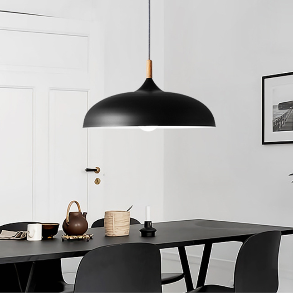 Aria Modern Dome Pendant Light — Macaron Design, Hardwire, IP20, 5㎡–20㎡