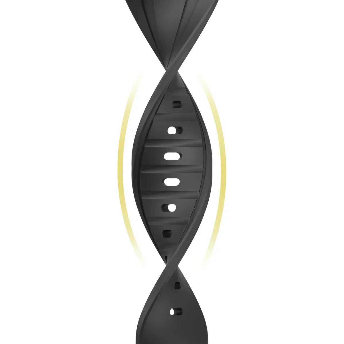 Luxe AP metalen kop siliconen band voor Apple Watch