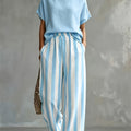 Look Casual Short Sleeve Set