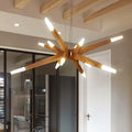 LightWood – LED Aydınlatmalı Ahşap Avize