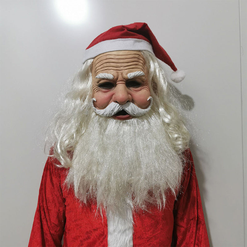 Elävän näköinen lateksinaamio Halloweenin cosplay-koko kasvoille