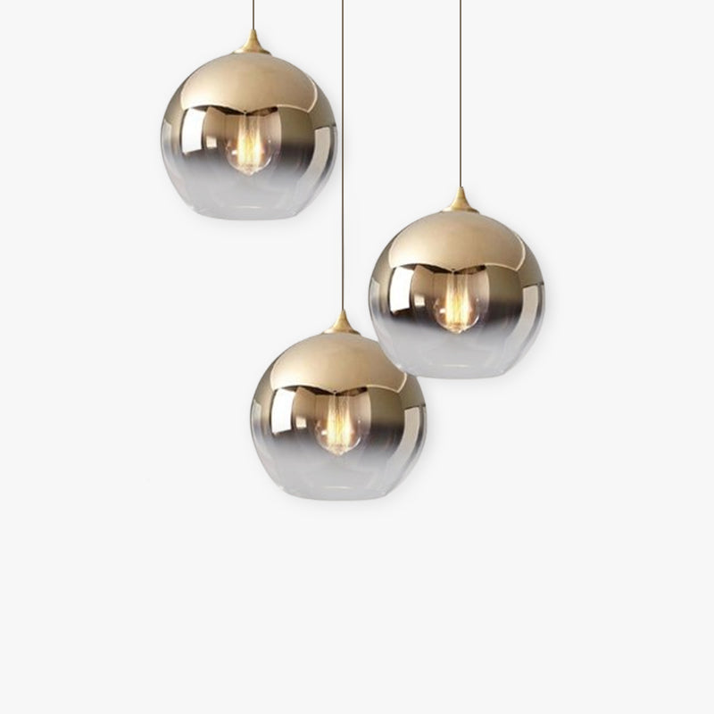 Brina Frosted Balloon Pendant Light Gradient - Neutralighting
