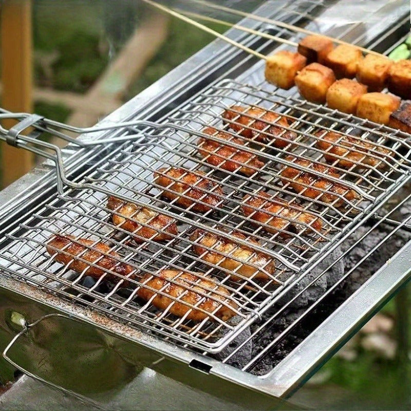 Großer Grillkorb für gleichmäßiges Grillen im Freien 马会