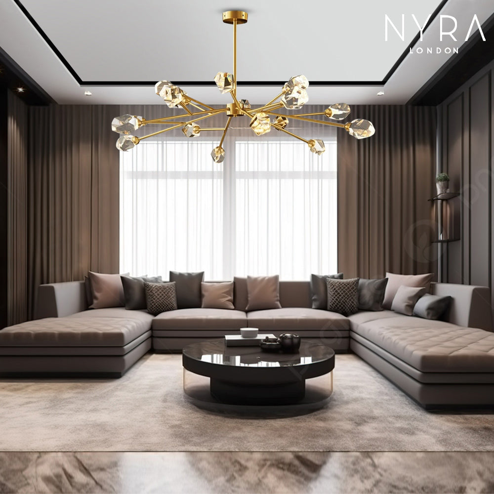 Liora Lampada a Sospensione in Cristallo | Orntli