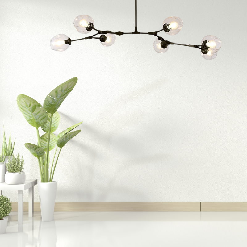 Kirae Clear Bubble Glass Pendant Light — Nordic Modern Style
