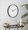 Aurelle | Reloj de Pared Tradicional en Vidrio Negro | Orntli