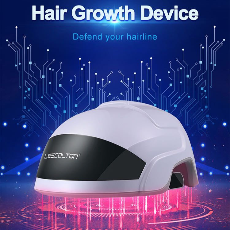 LED-Haarwuchs-Helm