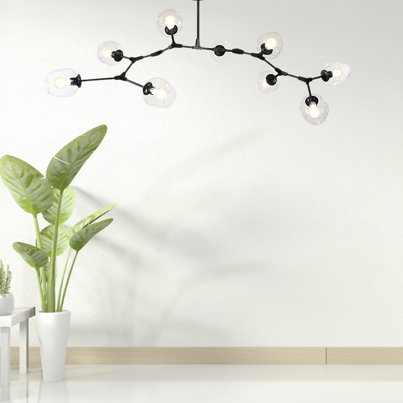 Kirae Clear Bubble Glass Pendant Light — Nordic Modern Style