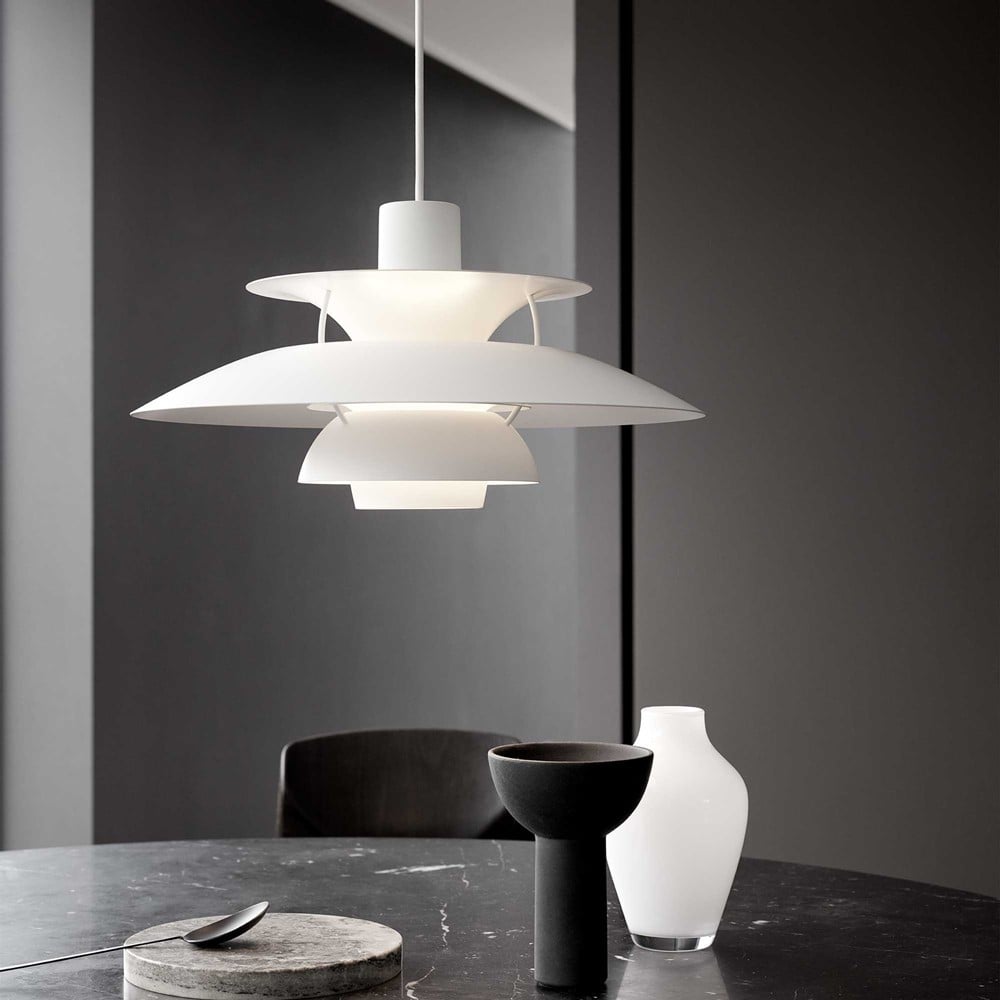 Macaron-pendellampe — metallskjerm i 15 farger, E27, 30–50 cm