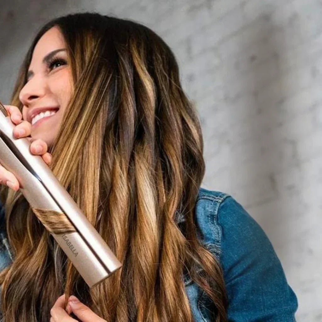 Isabella ™ Penata Rambut 2-dalam-1: Rambut lurus atau kerinting dalam beberapa saat!