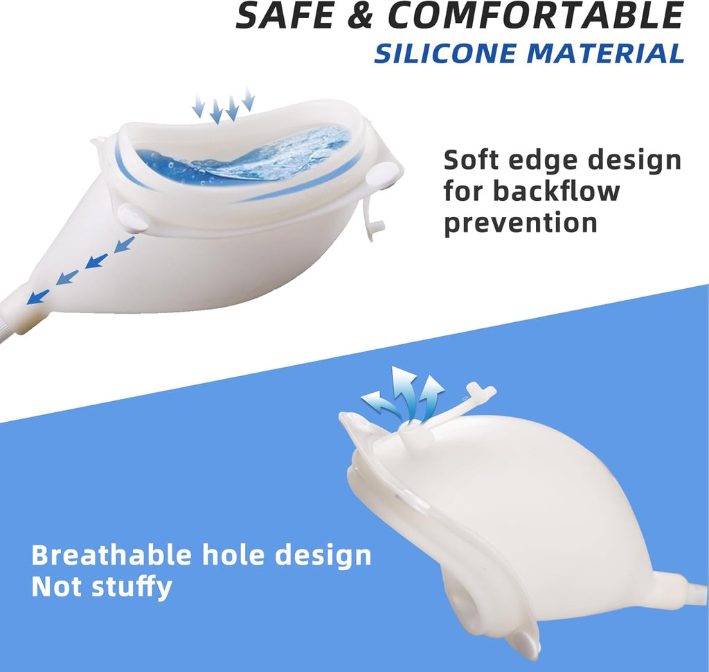 Sac de drainage urinaire portable réutilisable de qualité médicale AuraFlow