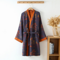 Harborwood Rustieke Katoenen Kimono Badjas Van Zuiver Katoen