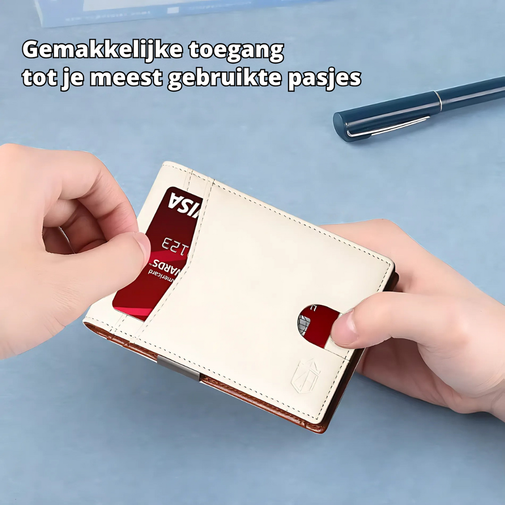 Portefeuille homme en cuir SwiftGuard RFID Compact, fin et sécurisé
