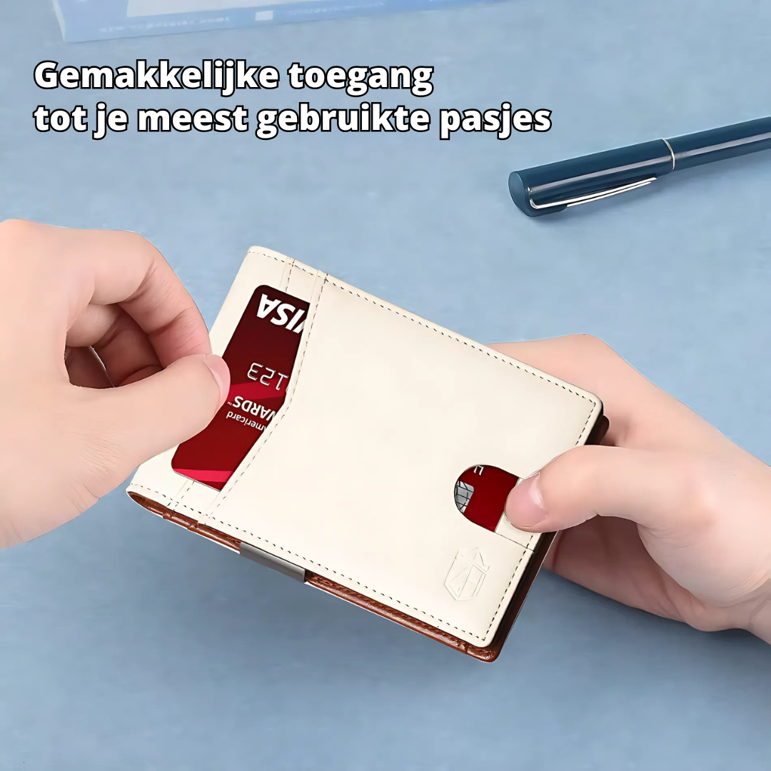 Portefeuille homme en cuir SwiftGuard RFID Compact, fin et sécurisé