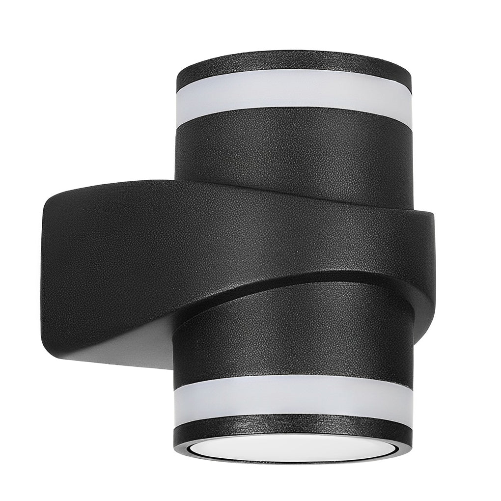 Lámparas circulares LED de pared Wiona — Láminas reflectantes integradas