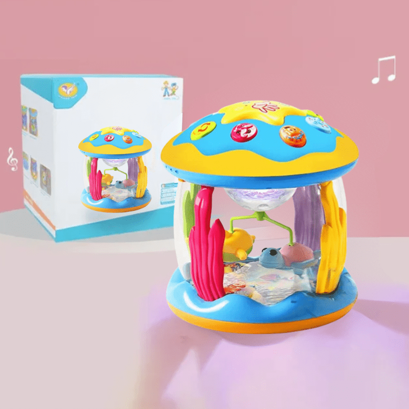Spin-Serenade: Ein musikalisches Wirbelspielzeug für neugierige kleine Entdecker