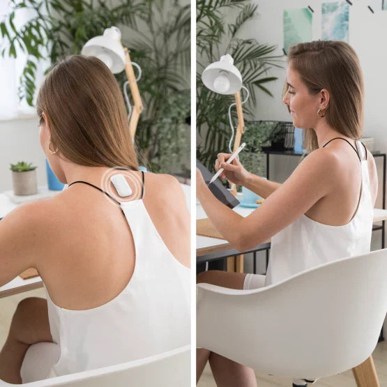 Smart Posture Trainer – Gentle Vibration Alerts, App Tracking, 12-Day Battery