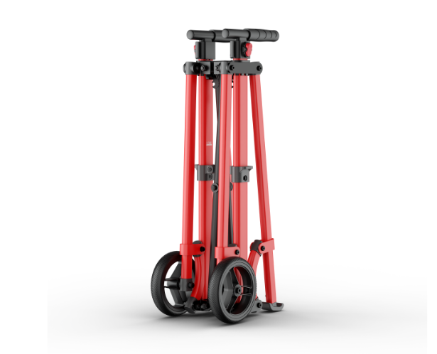 Walker folded to suitcase size