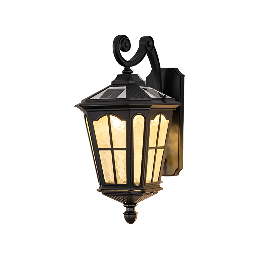 Vintage lampa ścienna LED Renee — retro design zewnętrzny