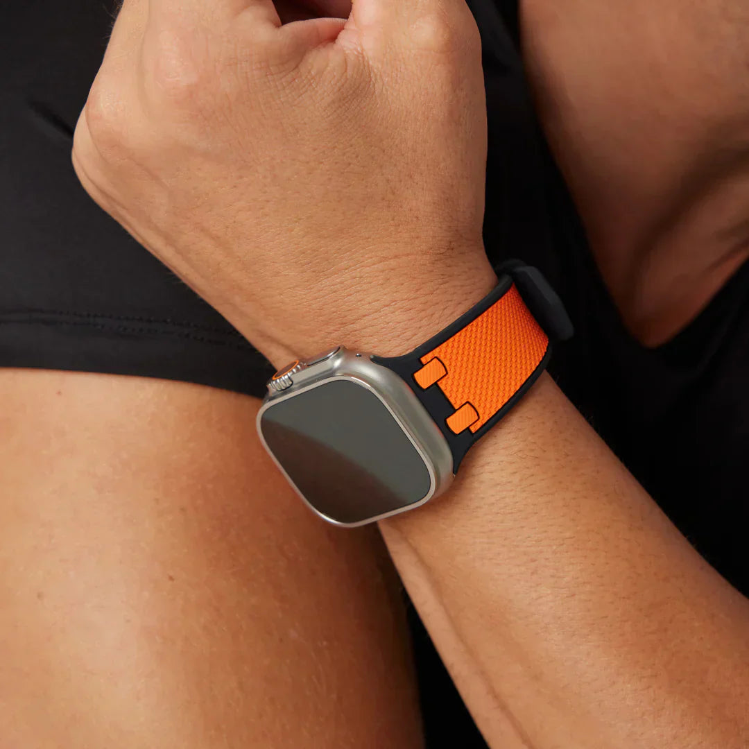 New AP Two-color Silicone Band For Apple Watch