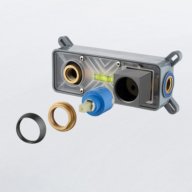 صنبور حوض حمام مثبت على الحائط بمقبض واحد مخفي