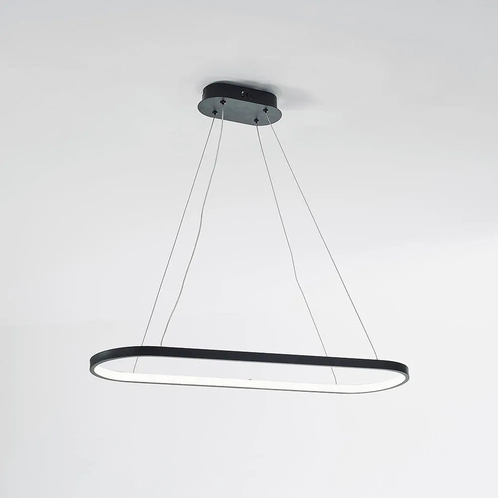 Lampada a sospensione ovale minimalista Junel