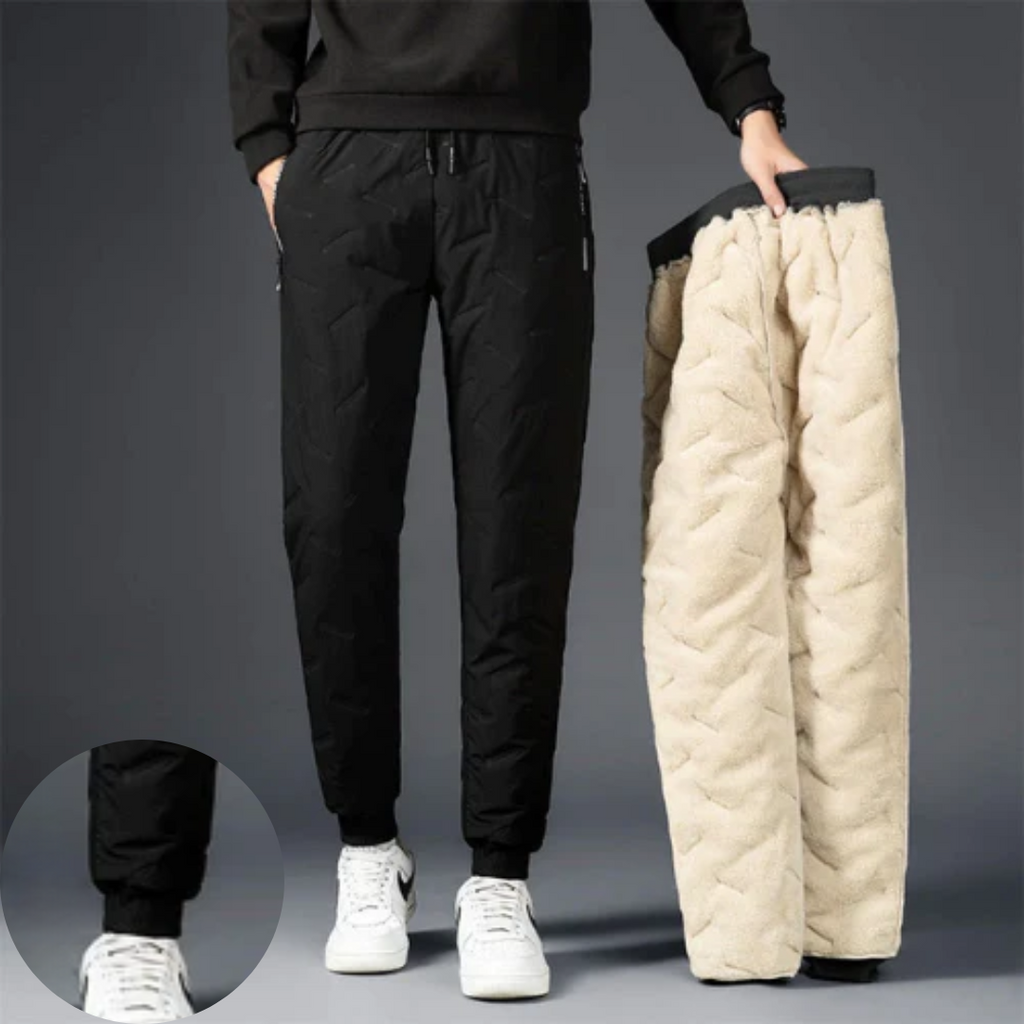 Pantaloni termici impermeabili unisex pentru vreme umedă și rece