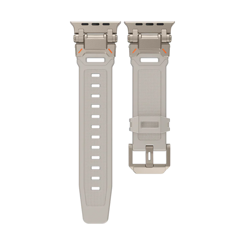 Új titán fém fej szilikon szíj Apple Watch-hoz
