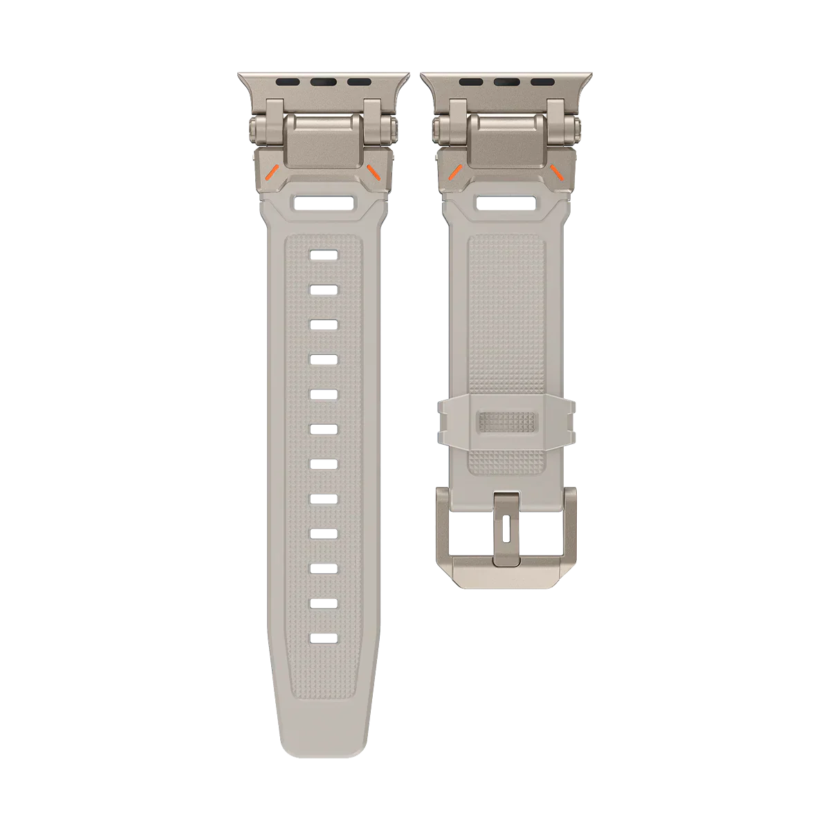 Új titán fém fej szilikon szíj Apple Watch-hoz