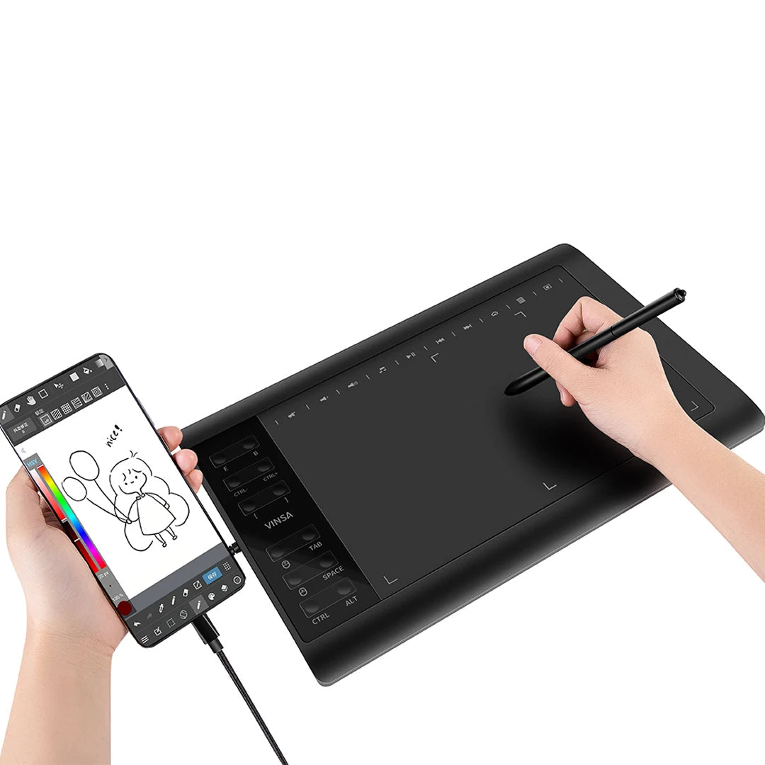 Stor digital tegneplade med pen