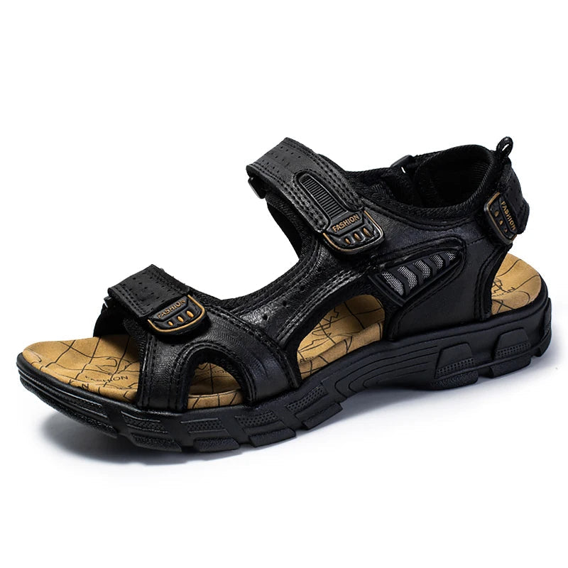 Sandal Velcro Ortopedik ErgoStep Dengan Tapak Kaki Ergonomik Dan Tali Laras