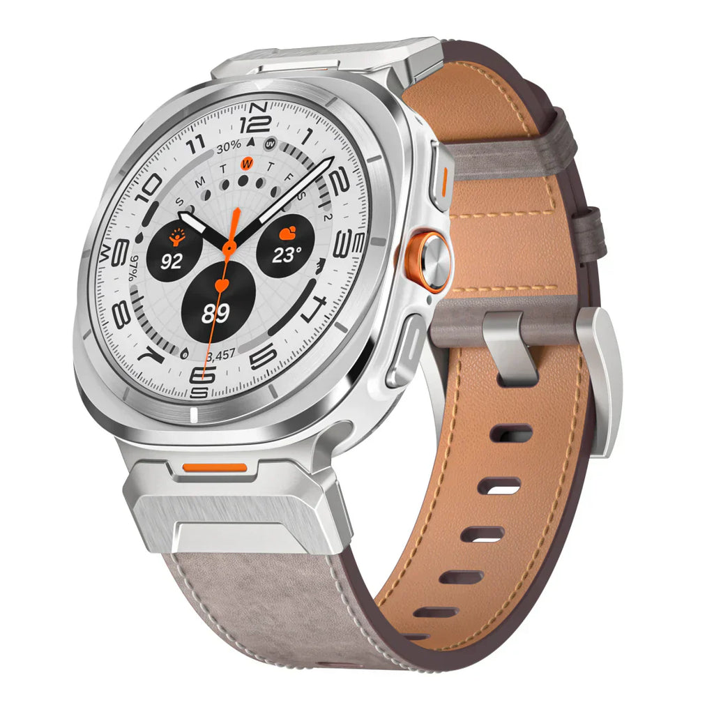 Taktický kožený řemínek pro Samsung Galaxy Watch Ultra
