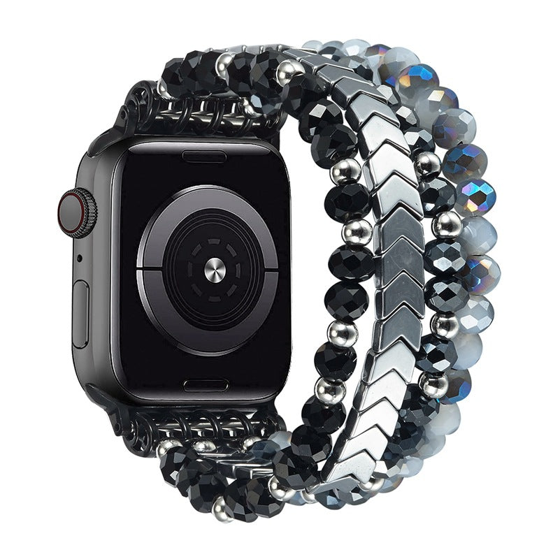 Moda Elastik Esnek Kayış Apple Watch için
