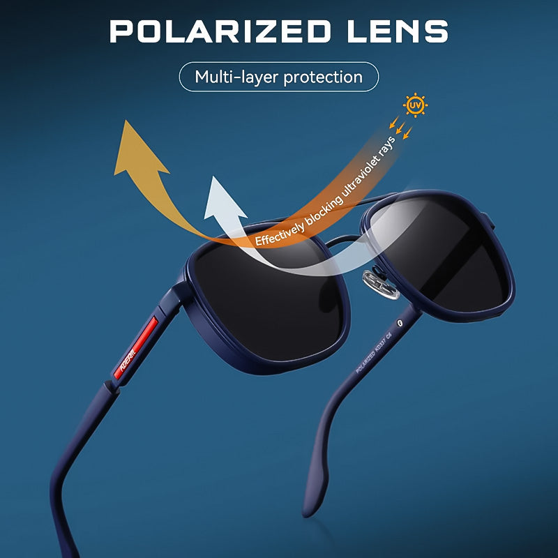 Lumen Retro Polarisierte Sonnenbrille mit Blaulichtschutz