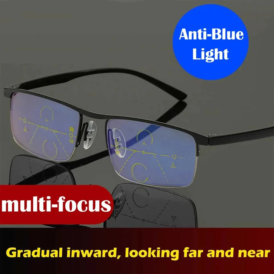 Occhiali da sole intelligenti con lenti progressive