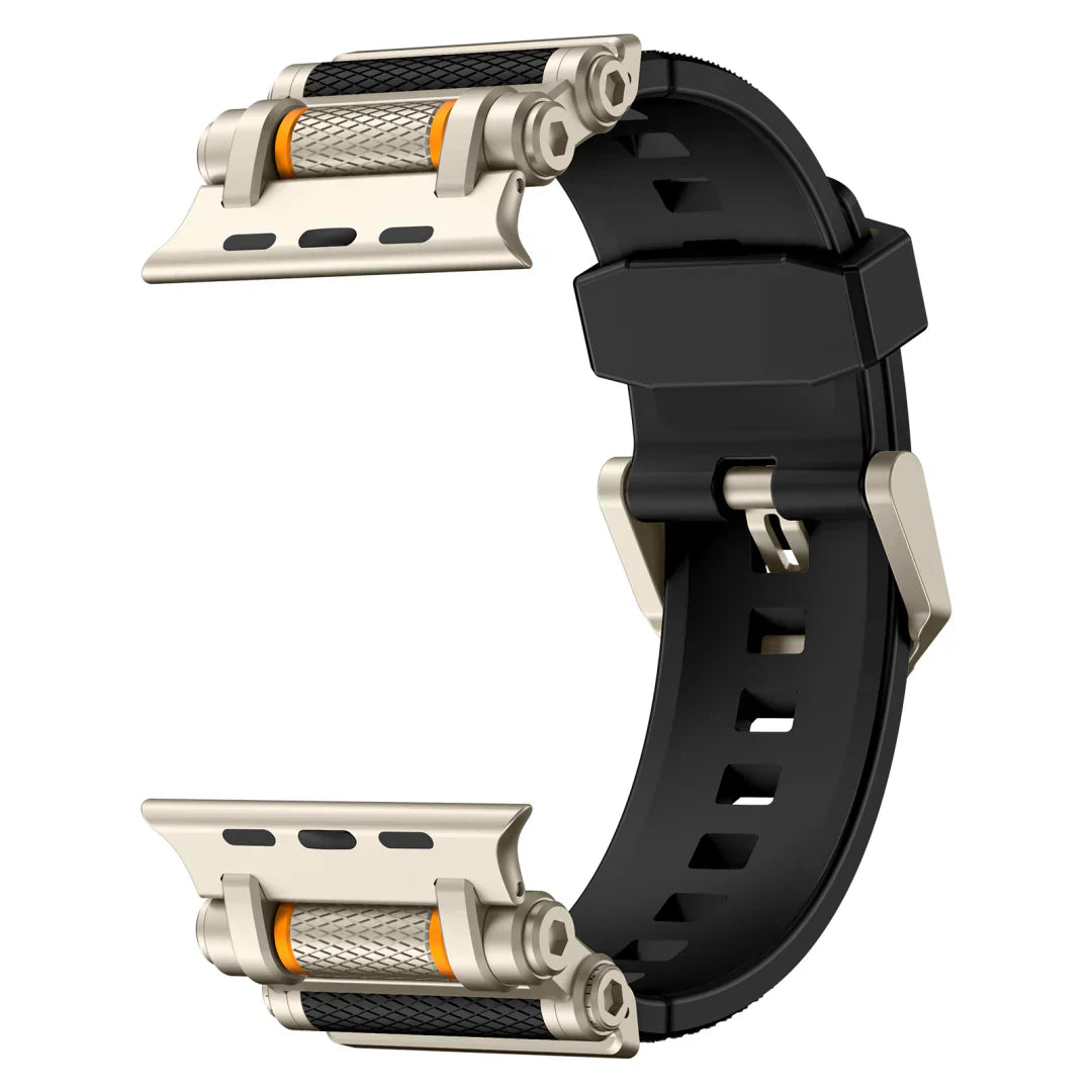 Taktisches drehbares Silikonarmband für die Apple Watch